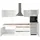 kochstation KS-Stockholm Küchenzeile 270 x 60 x 0 cm weiß