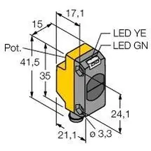Turck Opto-Sensor QS18VP6RBQ7