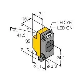 Turck Opto-Sensor QS18VP6RBQ7