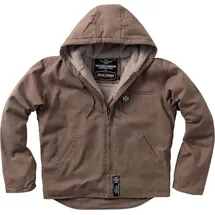 West Coast Choppers Lined Canvas Work Jacke braun S