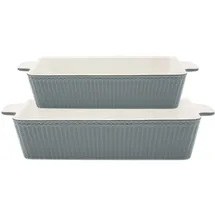 GREENGATE Dishes Alice Stone Grey Rectangular Set of 2
