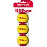 Wilson Tennisbälle Starter Red 3er Gelb/Rot