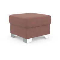 DOMO collection Hocker »Anzio«, wahlweise mit Federkern lila