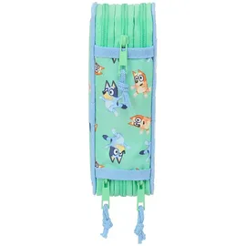 Safta BLUEY Sisters Federmäppchen mit 37 nützlichen Funktionen, Federmäppchen für Kinder von 5 bis 14 Jahren, Bequem und vielseitig, Qualität und Langlebigkeit, 12,5 x 5,5 x 19,5 cm, Aqua, M, Teal, M