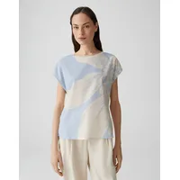 Opus Damen Kurzarmshirt | Printshirt SAMELIE Print Regular mit