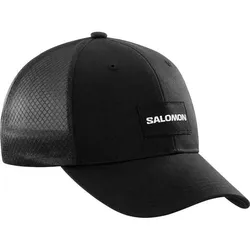 SALOMON Herren CAP TRUCKER CURVED CAP DEEP, DEEP BLACK/DEEP BLACK/, M/L