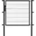 GAH Alberts Einzeltor Flexo 125 x 120 cm anthrazit inkl. Pfosten 6 x 6 cm 647292
