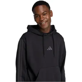 adidas Essentials 3-STREIFEN Hoodie Herren, KE7272 - black/carbon L