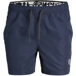Jack & Jones Herren Badehose Badeshort JPSTFIJI Blau Solid 12227254 L