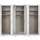 Set One by Musterring Drehtürenschrank Henderson 301 x 223 x 60 cm Weiß