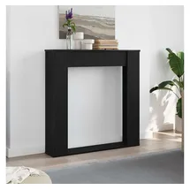vidaXL Kaminumrandung 100 x 20 x 100 cm Schwarz