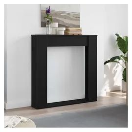 vidaXL Kaminumrandung 100 x 20 x 100 cm Schwarz