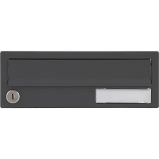 RENZ Ersatztüre für Hausbrieffachanlage 395 x 110 mm, basaltgrau RAL 7012