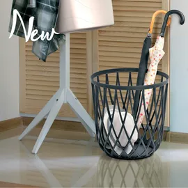 Prosperplast Uniqubo Multifunktionskörbe 35/ 55L Multifunktionaler Korbset (mit Holzdeckel) - Anthracite - One Size