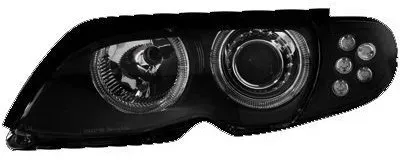Kristall-Scheinwerfer Angel Eyes BMW E46 Limousine (2001–2003) – schwarz