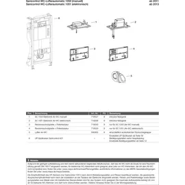 MEPA nextVIT Air-WC-Element 514820 mit manuellem Lüfter