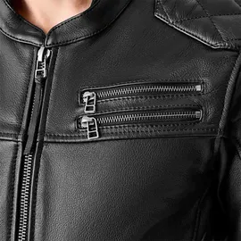 RST Hillberry D3O Lederjacke Schwarz L