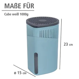 Wenko Luftentfeuchter Modell Drop 2 x 1000 g Türkis