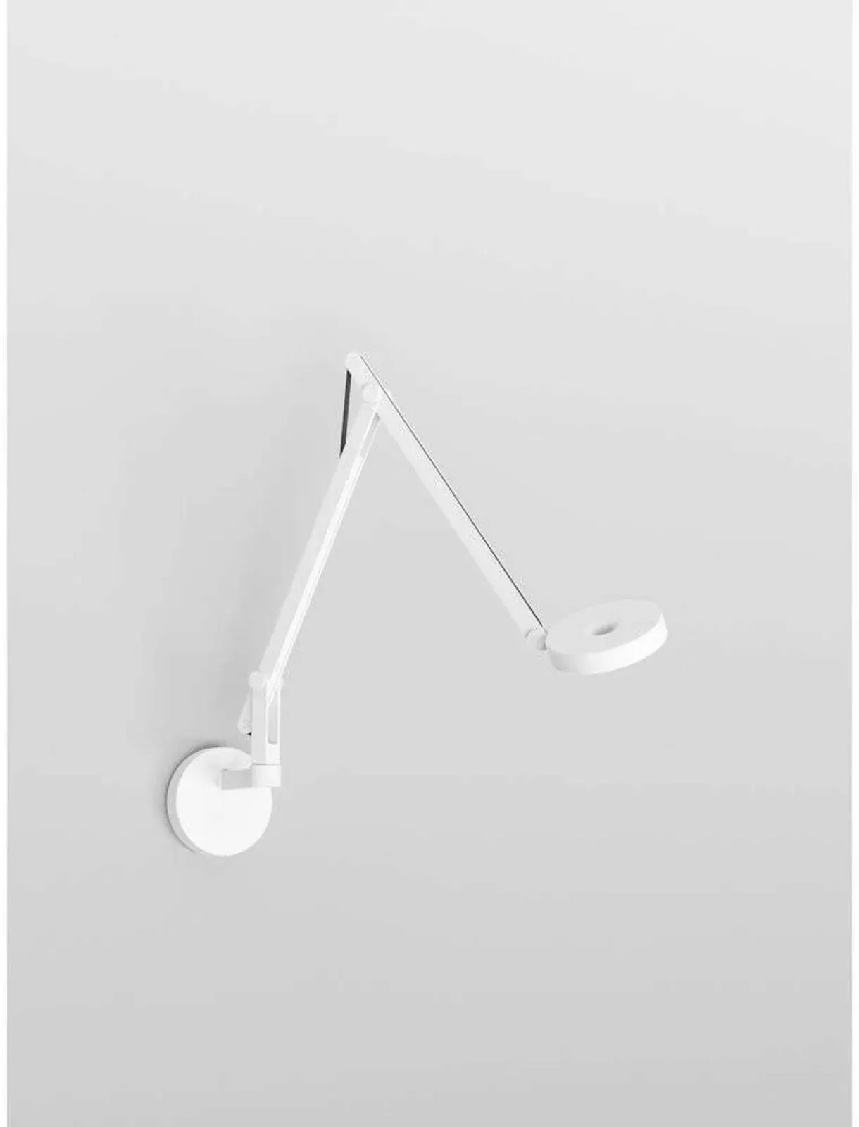 Wandleuchte Rotaliana, Weiß, für Wohnzimmer, Aluminium