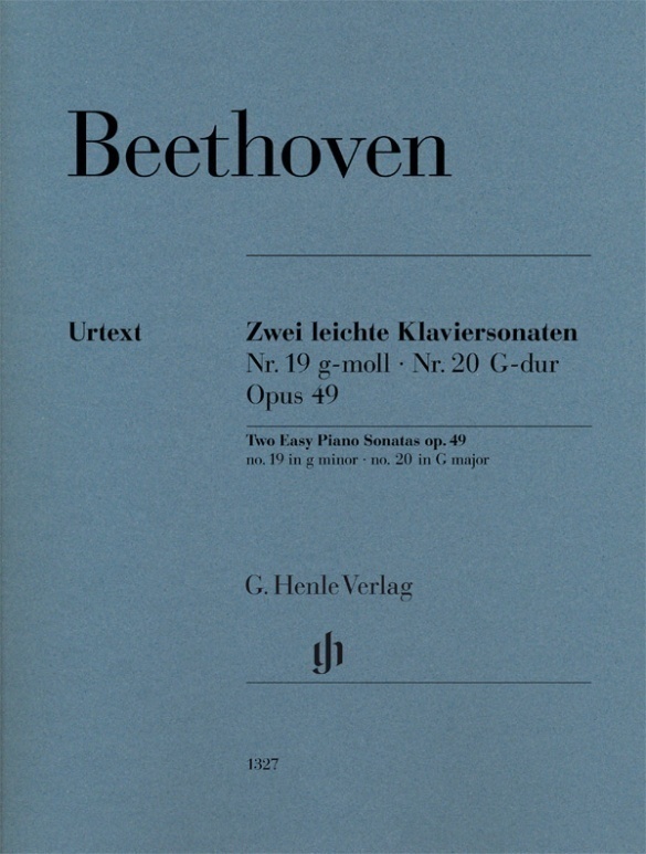 Ludwig Van Beethoven - Zwei Leichte Klaviersonaten Nr. 19 Und Nr. 20 G-Moll Und G-Dur Op. 49 Nr. 1 Und Nr. 2 - Ludwig van Beethoven - Zwei leichte Kla