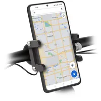 SBS Mobile Aluminium Mobile Phone Holder for Bicycles/Scooters schwarz