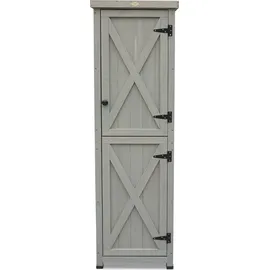 HABAU Gartenschrank Ben 45 x 160 x 45 cm Grau