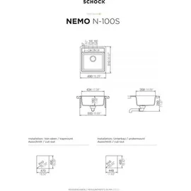 Schock Nemo N-100S Einbau onyx + Excenterbetätigung