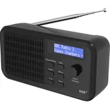 Mycket DAB/DAB+ Digital & FM Radio, Wiederaufladbarer Akku und Netzbetrieb DAB-Radios, Tragbares Digitalradio mit LED-Display, 20 voreingestellte Stationen, USB-Aufladung für 10 Stunden Wiedergabe