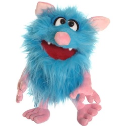 Living Puppets Handpuppe Monster to go blau