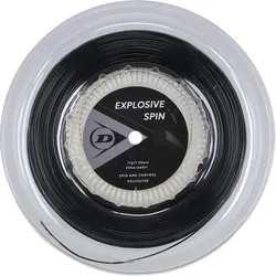 Dunlop Tennissaite Explosive Spin (Haltbarkeit+Spin) schwarz 200m Rolle