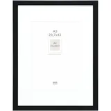 Deknudt S66KF2 P1 DIN A3 29,7x42 Holz schwarz mit Passepartout