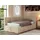 MKS JUGENDBETT ARVO 90/200 - Beige Plüsch - Foam-Matratze - Rechts Seite