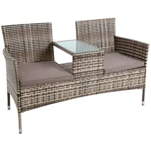 Estexo Gartenbank 2-Sitzer 0 x 0 x 0 cm Beige/Braun
