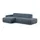 TRENDMANUFAKTUR Ecksofa TRENDMANUFAKTUR "Braga, mit hochwertigem Kaltschaum, L-Form, in Cord erhältlich", blau (blau horizon), B:275cm H:72cm T:160cm, 100% Polyester, Sofas, modernes Sofa, Couch mit hohem Sitzkomfort, 275/72/160 cm (B/H/T)
