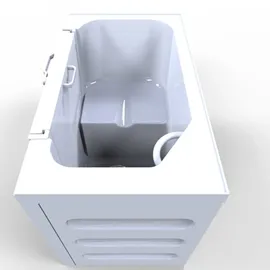 HAK SERENITY Sitzbadewanne mit Tür 130 x 66 cm (rechts) (MPNR nicht verfügbar)