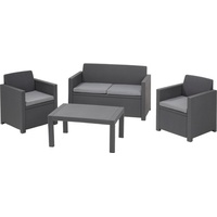 ALLIBERT Merano Lounge-Set graphit/grau