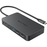 Hyper HyperDrive 7-Port USB-C Hub, schwarz, USB-C 3.1 [Stecker] (HD7002GL)