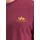 Alpha Industries Basic Small Logo Kurzarm-T-Shirt Burgundy S