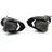 PUIG Sturzpads R19 für Motorrad APRILIA RS 660 Schwarz
