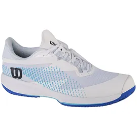 Wilson KAOS Swift 1.5 Clay Sneaker, White/Blue Atoll/Lapis Blue, 43 1/3 EU