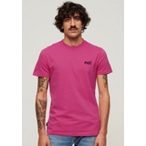 Superdry T-Shirt - Rosa,Dunkelblau - M