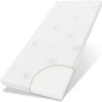 Eloneo Topper H3/H4, 7 cm hoch, Viskoschaum, Wendefunktion, Hausstauballergiker,
