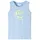 vidaXL Tanktop Kinder-Tanktop Hellblau Melange 128 blau