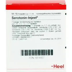 SEROTONIN Injeel Ampullen 10 St Ampullen