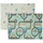 Relaxdays Faltbare Spielmatte mit Motiv Blau,Creme,Hellblau