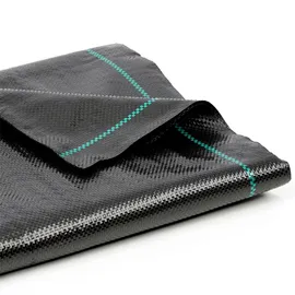 Voss.garden Bodengewebe 31,5m2 - 110g/m2, Bändchengewebe 15x2,1m, gegen Unkraut