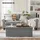 Songmics Sitzbank Truhenbank Hellgrau 110 x 38 x 38 cm