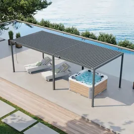 primeyard Pergola 3 x 7 m Anthrazit