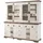 MASSIVMOEBEL24.DE Buffet Mango 204 x 50 x 210 cm Weiß