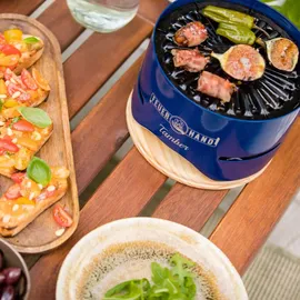 Feuerhand Tischgrill Tamber cobalt blue
